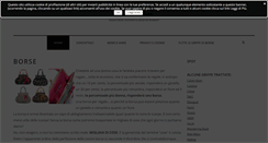 Desktop Screenshot of borseallamoda.com